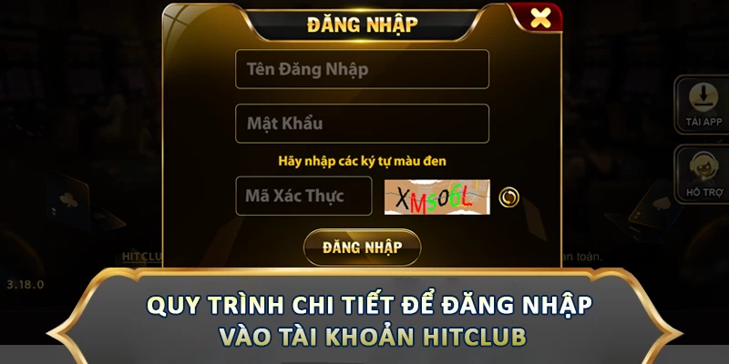 Đăng Nhập Hitclub – Khám Phá Thiên Đường Cá Cược Đỉnh Cao Quy trình chi tiết để đăng nhập vào tài khoản Hitclub